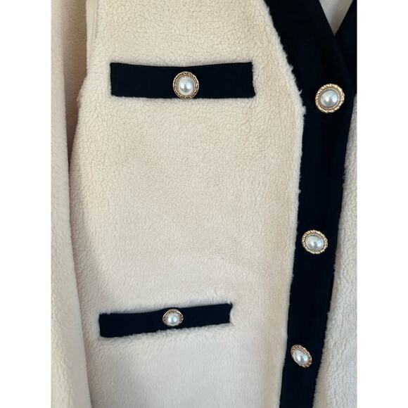 Anthropologie Revolve English Factory Woman Shearing Jacket with Buttons… - Picture 9 of 12